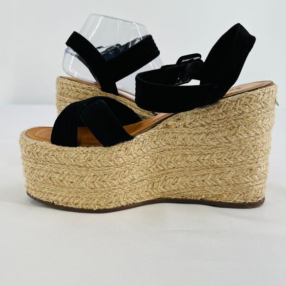SCHUTZ Women's Blisse Ankle Strap Espadrille Platform Sandals Size 9.5 - Picture 6 of 13